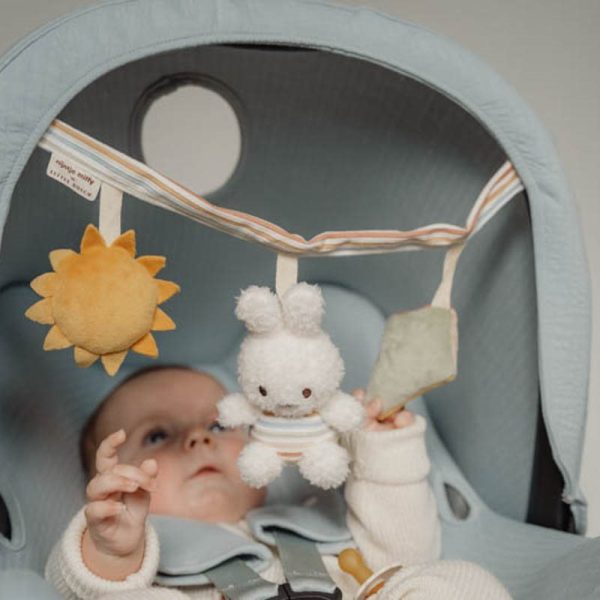 Little Dutch - Miffy Babakocsi Lánc Vintage Csíkos