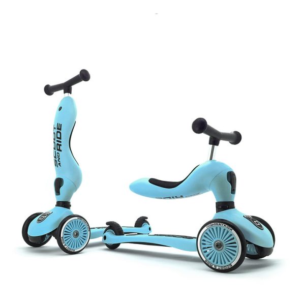 Scoot & Ride – Highwaykick 1 2in1 Kismotor/Roller Blueberry