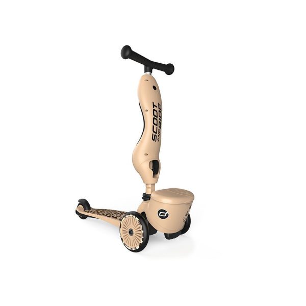 Scoot & Ride - Highwaykick 1 Lifestyle 2in1 Kismotor/Roller Leopárd