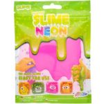 Grafix Neon Színű Puha Slime - Rózsaszín